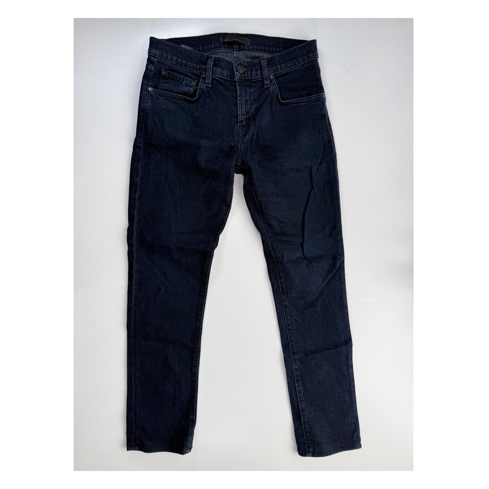 J BRAND Mick‎ Skinny Fit Jean Mens 30x27 *Hemmed Blue Stretch Denim JB000253